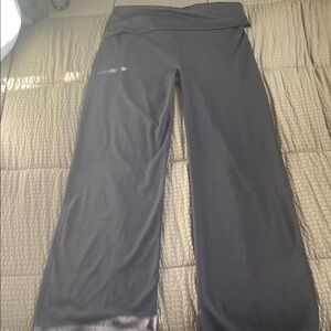 Black Wide-Leg Nike Pants